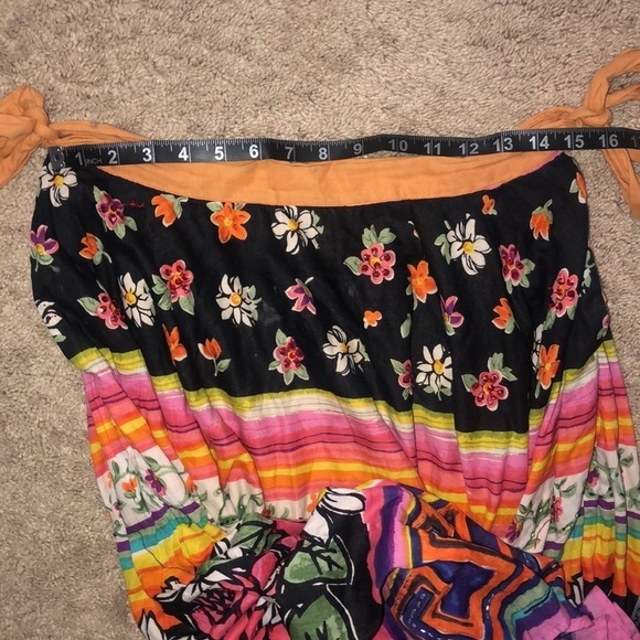 Jasmine KC Floral Beaded Full Skirt Made in India Size Small - Picture 13 of 13